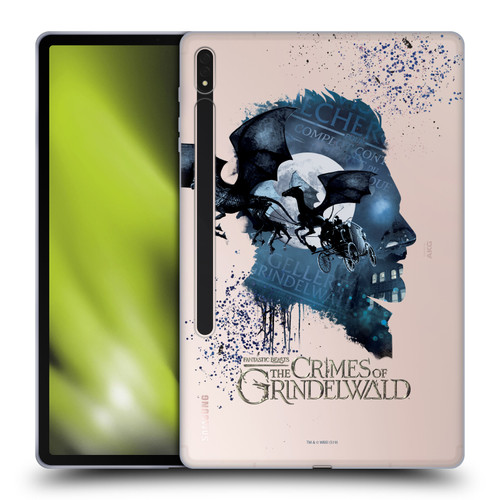 Fantastic Beasts The Crimes Of Grindelwald Key Art Grindelwald Soft Gel Case for Samsung Galaxy Tab S8 Plus