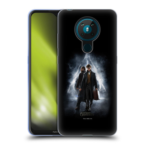 Fantastic Beasts The Crimes Of Grindelwald Key Art Newt & Albus Poster Soft Gel Case for Nokia 5.3