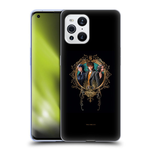 Fantastic Beasts The Crimes Of Grindelwald Key Art Love Triangle Soft Gel Case for OPPO Find X3 / Pro