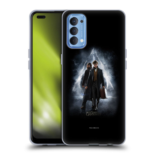Fantastic Beasts The Crimes Of Grindelwald Key Art Newt & Albus Poster Soft Gel Case for OPPO Reno 4 5G