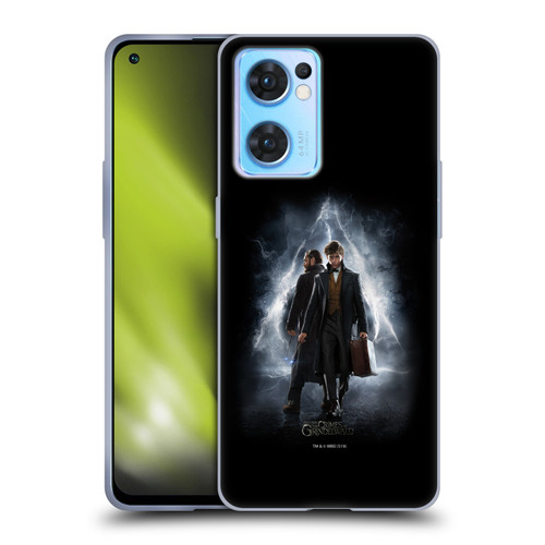 Fantastic Beasts The Crimes Of Grindelwald Key Art Newt & Albus Poster Soft Gel Case for OPPO Reno7 5G / Find X5 Lite