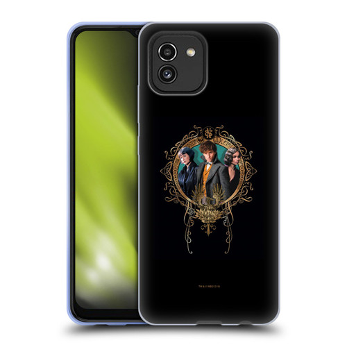 Fantastic Beasts The Crimes Of Grindelwald Key Art Love Triangle Soft Gel Case for Samsung Galaxy A03 (2021)