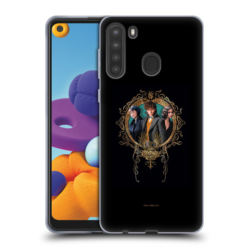 Fantastic Beasts The Crimes Of Grindelwald Key Art Love Triangle Soft Gel Case for Samsung Galaxy A21 (2020)