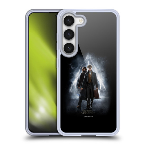 Fantastic Beasts The Crimes Of Grindelwald Key Art Newt & Albus Poster Soft Gel Case for Samsung Galaxy S23 5G