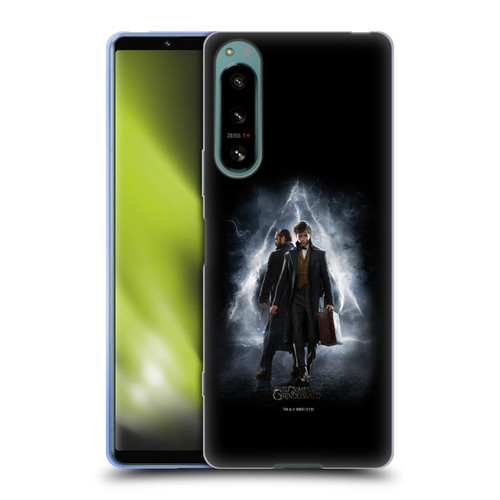 Fantastic Beasts The Crimes Of Grindelwald Key Art Newt & Albus Poster Soft Gel Case for Sony Xperia 5 IV