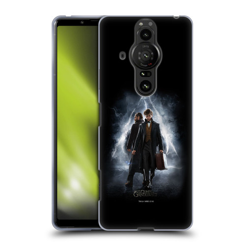 Fantastic Beasts The Crimes Of Grindelwald Key Art Newt & Albus Poster Soft Gel Case for Sony Xperia Pro-I