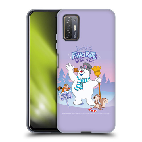 Frosty the Snowman Movie Key Art Favorite Snowman Soft Gel Case for HTC Desire 21 Pro 5G