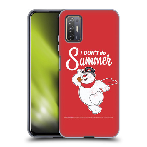 Frosty the Snowman Movie Key Art I Don't Do Summer Soft Gel Case for HTC Desire 21 Pro 5G