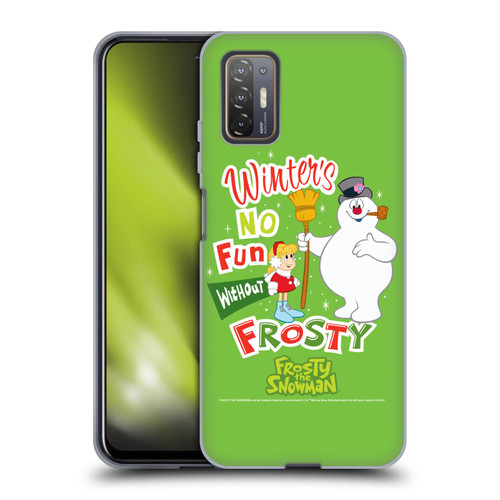 Frosty the Snowman Movie Key Art Winters Soft Gel Case for HTC Desire 21 Pro 5G