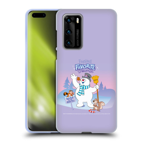 Frosty the Snowman Movie Key Art Favorite Snowman Soft Gel Case for Huawei P40 5G