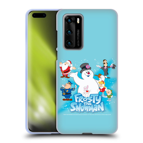 Frosty the Snowman Movie Key Art Group Soft Gel Case for Huawei P40 5G
