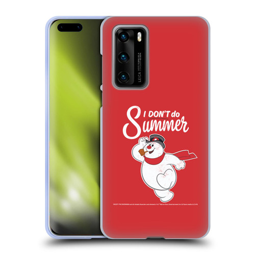 Frosty the Snowman Movie Key Art I Don't Do Summer Soft Gel Case for Huawei P40 5G