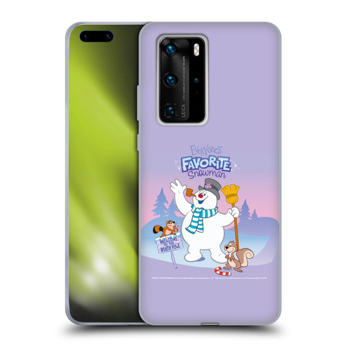 Frosty the Snowman Movie Key Art Favorite Snowman Soft Gel Case for Huawei P40 Pro / P40 Pro Plus 5G