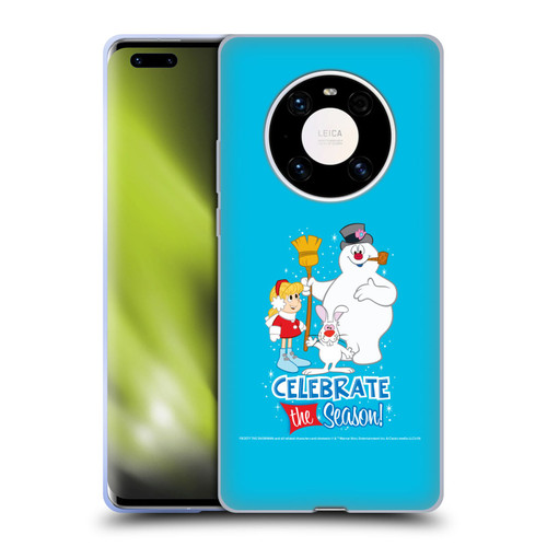 Frosty the Snowman Movie Key Art Celebrate Soft Gel Case for Huawei Mate 40 Pro 5G