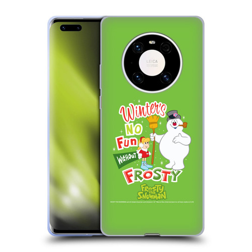 Frosty the Snowman Movie Key Art Winters Soft Gel Case for Huawei Mate 40 Pro 5G