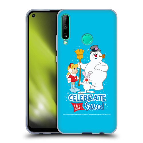 Frosty the Snowman Movie Key Art Celebrate Soft Gel Case for Huawei P40 lite E