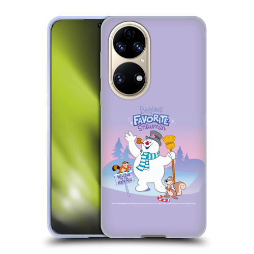 Frosty the Snowman Movie Key Art Favorite Snowman Soft Gel Case for Huawei P50