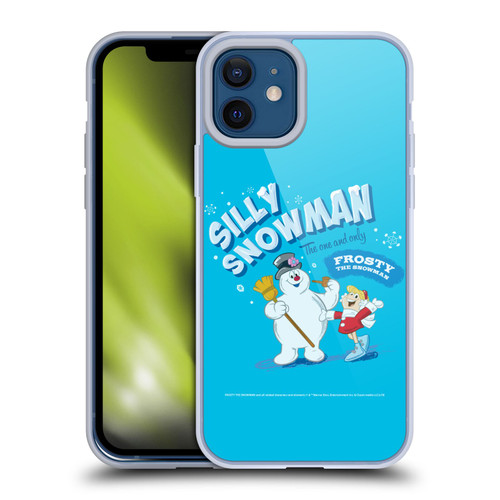 Frosty the Snowman Movie Key Art Silly Snowman Soft Gel Case for Apple iPhone 12 / iPhone 12 Pro