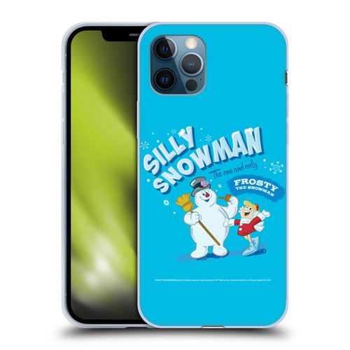 Frosty the Snowman Movie Key Art Silly Snowman Soft Gel Case for Apple iPhone 12 / iPhone 12 Pro