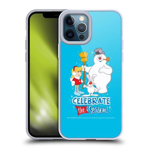 Frosty the Snowman Movie Key Art Celebrate Soft Gel Case for Apple iPhone 12 Pro Max