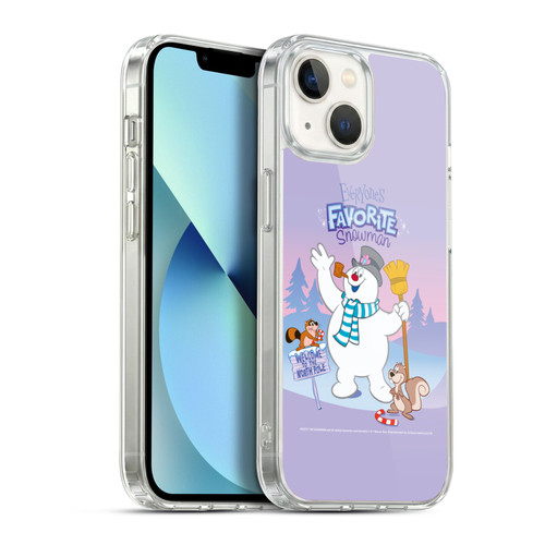 Frosty the Snowman Movie Key Art Favorite Snowman Soft Gel Case for Apple iPhone 13