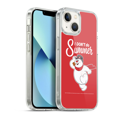 Frosty the Snowman Movie Key Art I Don't Do Summer Soft Gel Case for Apple iPhone 13