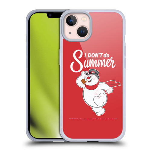 Frosty the Snowman Movie Key Art I Don't Do Summer Soft Gel Case for Apple iPhone 13