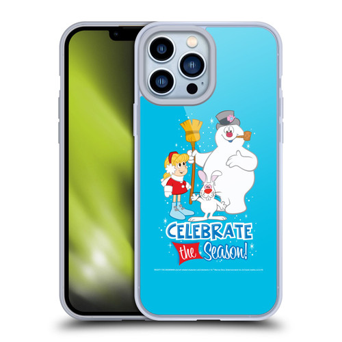 Frosty the Snowman Movie Key Art Celebrate Soft Gel Case for Apple iPhone 13 Pro Max