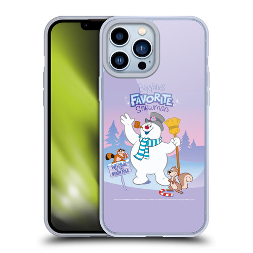 Frosty the Snowman Movie Key Art Favorite Snowman Soft Gel Case for Apple iPhone 13 Pro Max