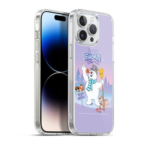 Frosty the Snowman Movie Key Art Favorite Snowman Soft Gel Case for Apple iPhone 13 Pro Max & MagSafe