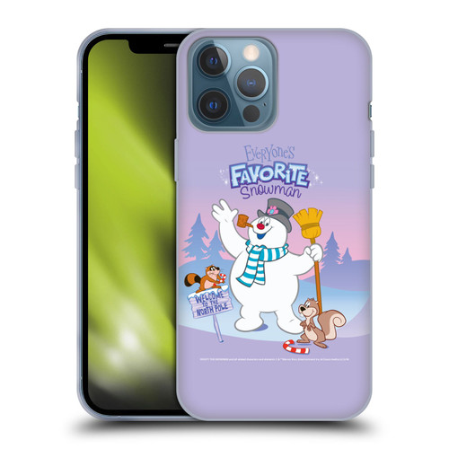 Frosty the Snowman Movie Key Art Favorite Snowman Soft Gel Case for Apple iPhone 13 Pro Max