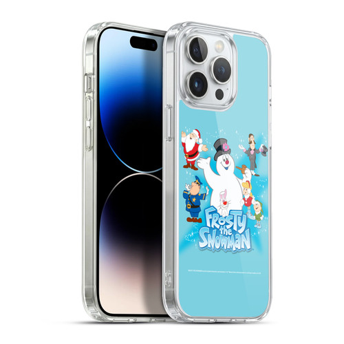 Frosty the Snowman Movie Key Art Group Soft Gel Case for Apple iPhone 13 Pro Max & MagSafe