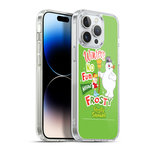 Frosty the Snowman Movie Key Art Winters Soft Gel Case for Apple iPhone 13 Pro Max & MagSafe