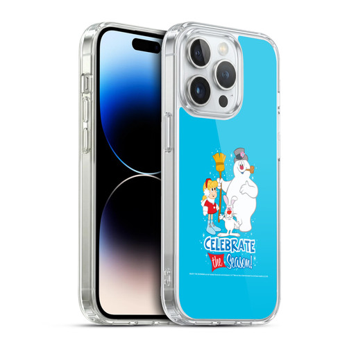 Frosty the Snowman Movie Key Art Celebrate Soft Gel Case for Apple iPhone 13 Pro & MagSafe