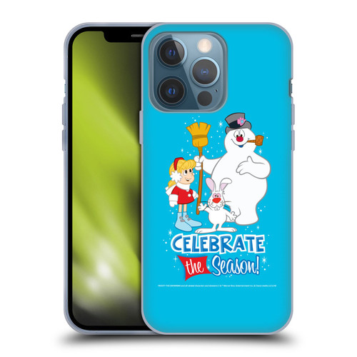Frosty the Snowman Movie Key Art Celebrate Soft Gel Case for Apple iPhone 13 Pro