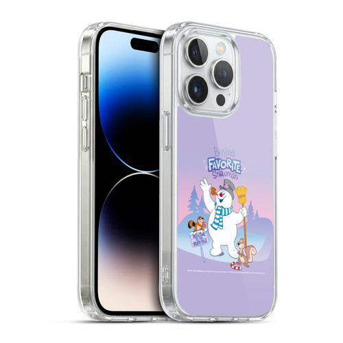 Frosty the Snowman Movie Key Art Favorite Snowman Soft Gel Case for Apple iPhone 13 Pro & MagSafe