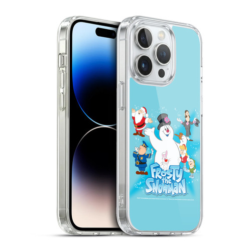 Frosty the Snowman Movie Key Art Group Soft Gel Case for Apple iPhone 13 Pro & MagSafe