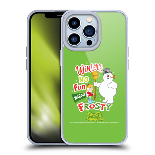 Frosty the Snowman Movie Key Art Winters Soft Gel Case for Apple iPhone 13 Pro