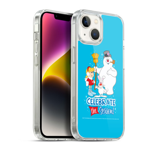 Frosty the Snowman Movie Key Art Celebrate Soft Gel Case for Apple iPhone 14