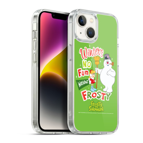 Frosty the Snowman Movie Key Art Winters Soft Gel Case for Apple iPhone 14