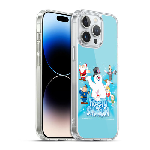 Frosty the Snowman Movie Key Art Group Soft Gel Case for Apple iPhone 14 Pro Max & MagSafe
