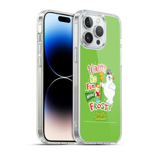 Frosty the Snowman Movie Key Art Winters Soft Gel Case for Apple iPhone 14 Pro Max & MagSafe