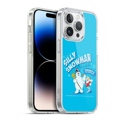 Frosty the Snowman Movie Key Art Silly Snowman Soft Gel Case for Apple iPhone 14 Pro & MagSafe
