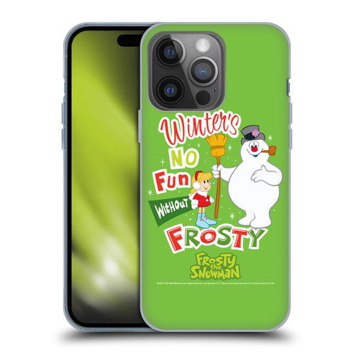 Frosty the Snowman Movie Key Art Winters Soft Gel Case for Apple iPhone 14 Pro