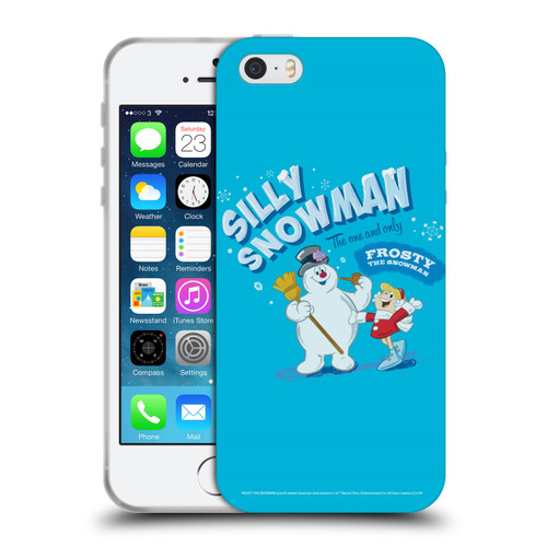 Frosty the Snowman Movie Key Art Silly Snowman Soft Gel Case for Apple iPhone 5 / 5s / iPhone SE 2016