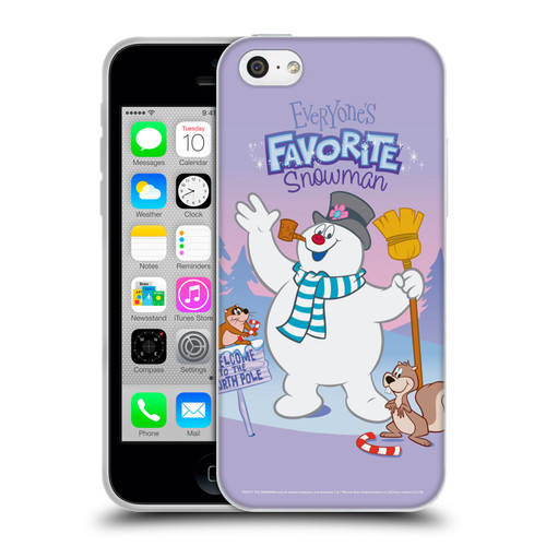 Frosty the Snowman Movie Key Art Favorite Snowman Soft Gel Case for Apple iPhone 5c