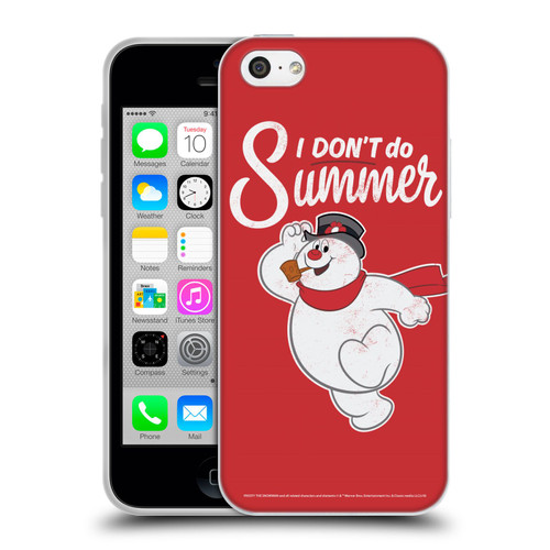 Frosty the Snowman Movie Key Art I Don't Do Summer Soft Gel Case for Apple iPhone 5c
