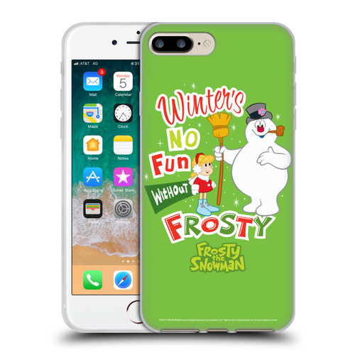 Frosty the Snowman Movie Key Art Winters Soft Gel Case for Apple iPhone 7 Plus / iPhone 8 Plus