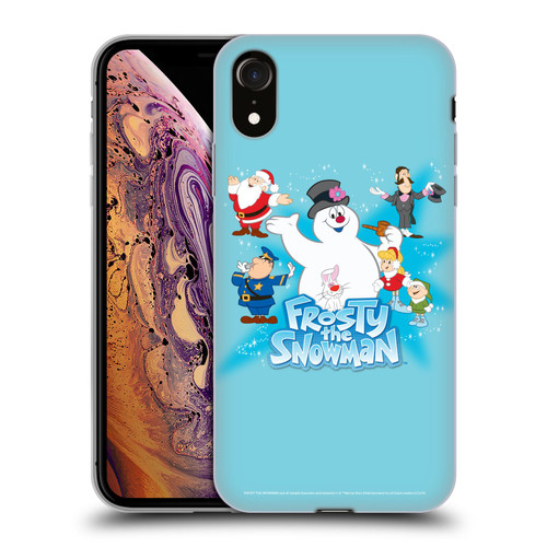 Frosty the Snowman Movie Key Art Group Soft Gel Case for Apple iPhone XR