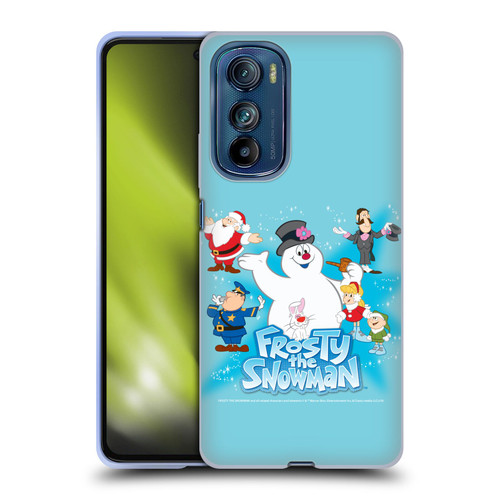 Frosty the Snowman Movie Key Art Group Soft Gel Case for Motorola Edge 30